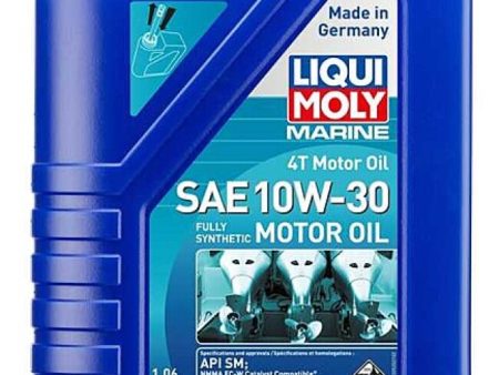 LIQUI MOLY 1L Marine 4T Motor Oil SAE 10W30 on Sale