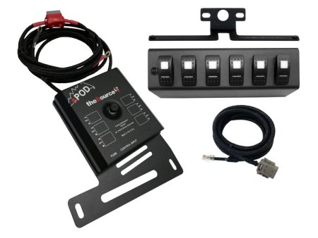 Spod 07-08 Jeep Wrangler JK SourceLT w  Red LED Switch Panel For Sale