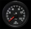 2-1 16  Electrical Oil Pressure Gauge Clear Lens White LED Online now