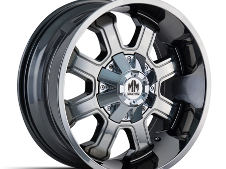 MAYHEM FIERCE 8103 CHROME 20X10 5-127 5-139.7 -19MM 87MM Online Sale