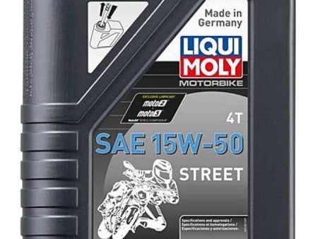 LIQUI MOLY 1L Motorbike 4T SAE 15W50 Street Discount