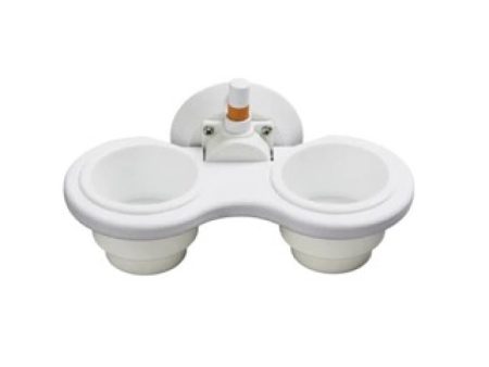 SeaSucker 2-Cup Holder Vertical - White For Discount