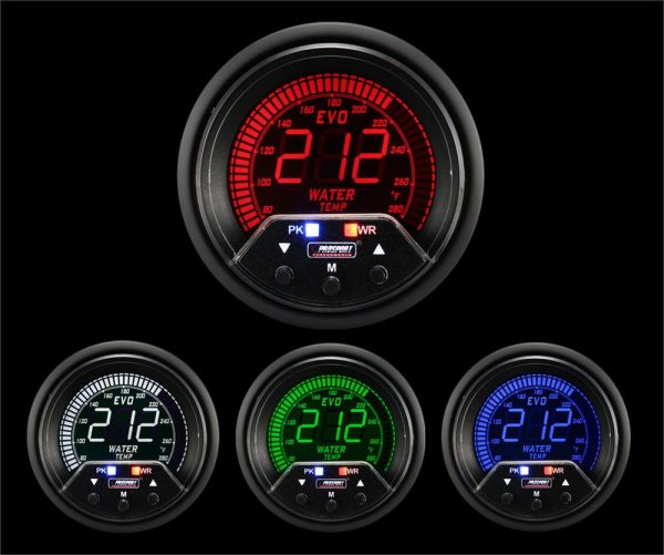 2-3 8  Premium Evo Electrical Water Temperature Gauge Online now