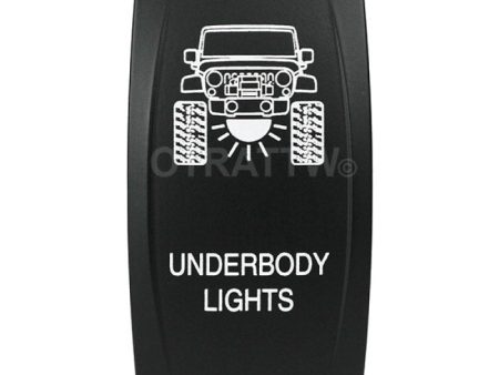 Spod JK Underbody Lights Rocker Switch Fashion