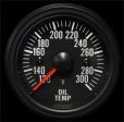 2-1 16  Electrical Oil Temperature Gauge Clear Lens White LED Online now