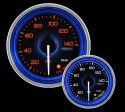 2-1 16  Crystal Blue White Oil Pressure Gauge Online Sale