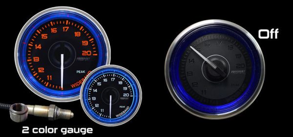 2-1 16  Crystal Blue White Wideband Air Fuel Ratio kit Supply