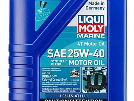 LIQUI MOLY 1L Marine 4T Motor Oil 25W40 Online now