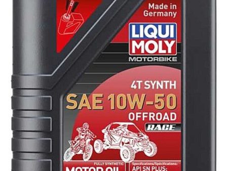 LIQUI MOLY 1L Motorbike 4T Synth SAE 10W50 Offroad Race Sale