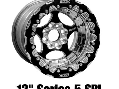 Belak Series 5 13x10 5in BS  4x100 BP High Pad 5in Back Space Single Beadlock Wheel Discount