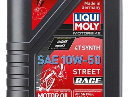 LIQUI MOLY 1L Motorbike 4T Synth SAE 10W50 Street Race Supply