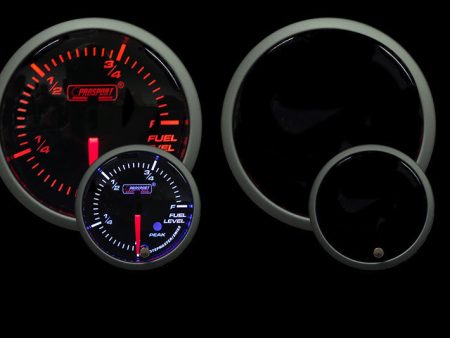 2-1 16  Premium Amber   White Fuel Level Gauge For Sale