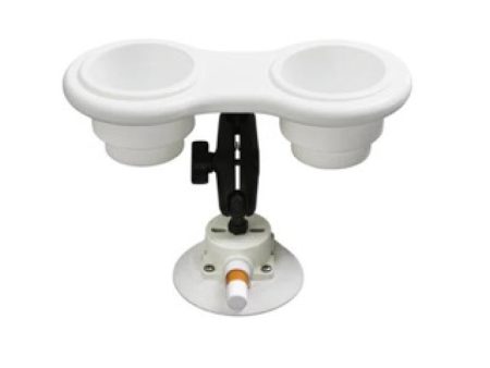 SeaSucker 2-Cup Holder Angle Mount - White For Cheap