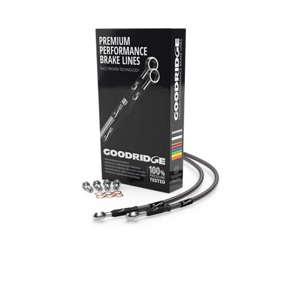 Goodridge 05-13 Suzuki GSF650S Bandit Carbon Rear SS Brake Lines Online Sale