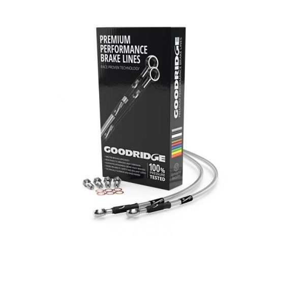 Goodridge 06-11 Suzuki GSR600 (Non ABS) Clear Front SS Brake Lines For Discount