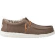 Hey Dude Wally Waxed Canvas Mens Slip On Shoe on Sale