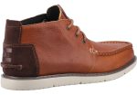 TOMS Navi Moc Mens Leather Lace Up Chukka Boot Online now