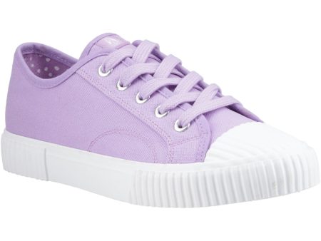 Hush Puppies Freya Canvas Womens Lace Up Trainer For Sale