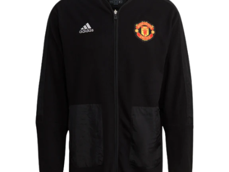 GIACCA A ZIP TOTAL BLACK MANCHESTER UNITED 2021 22 Supply