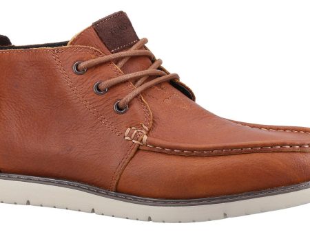 TOMS Navi Moc Mens Leather Lace Up Chukka Boot Online now