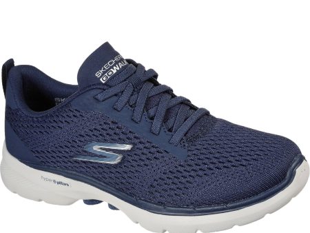 Skechers 124512 Go Walk 6 Bold Vision Womens Slip On Trainer Fashion